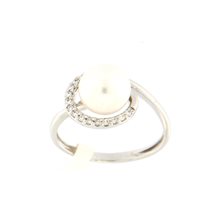 Anello Lorenza Gioielli Donna Anello Perla in Oro bianco Perla 104883-14 - 104883-14